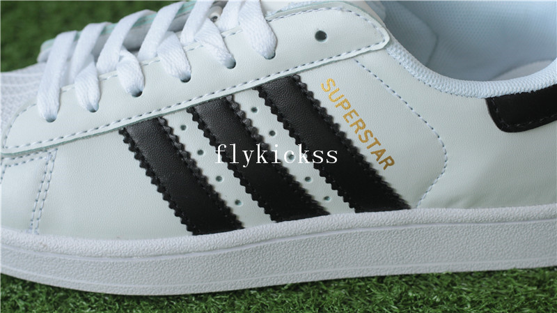 Adidas Superstar White Black Stripes C77124